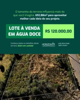 Imagem do anúncio: Vendo Terreno / Lote / Condomínio Em Água Doce, Santa Catarina No Bairro Centro - Cód. 69712f24eee28e7c6a033005cc74e573