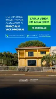 Imagem do anúncio: Vendo Casa Em Água Doce, Santa Catarina No Bairro Centro - Cód. ba646cd25bf4507742cbd4306ae0a083