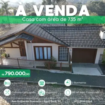 Imagem do anúncio: Vendo Casa Em Água Doce, Santa Catarina No Bairro Centro - Cód. 16a751c0594241ae83e1baa8b14de06c