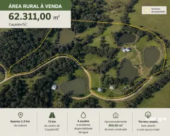 Imagem do anúncio: Vendo Fazenda / Sítio / Chácara Em Caçador, Santa Catarina No Bairro Cerro Branco - Cód. 6fb838e7c0fd09420d9f52e537c0d75b