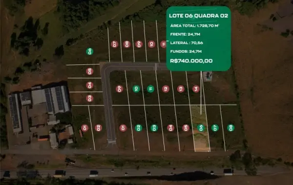 Imagem do anúncio: Vendo ou alugo terreno / lote / condomínio em Erval Velho , Santa Catarina no bairro Br-282/Km373 - Cód. 0ff784991f38ff85debd2e7dfde8e2b3