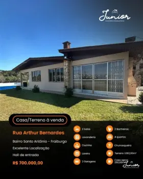 Imagem do anúncio: Vendo Casa Em Fraiburgo, Santa Catarina No Bairro Santo Antônio - Cód. aa3a2a90dcdd89d11f77c497d9da1393