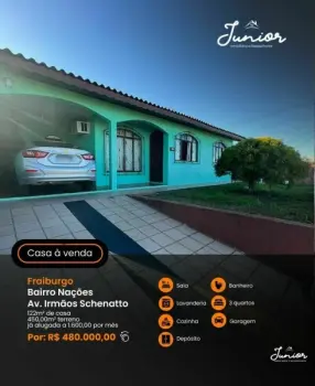 Imagem do anúncio: Vendo Casa Em Fraiburgo, Santa Catarina No Bairro Nações - Cód. 225be700a2131c54921a1fd0ec7ff717