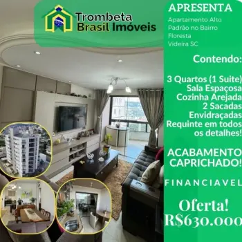 Imagem do anúncio: Vendo Apartamento Em Videira, Santa Catarina No Bairro Floresta - Cód. 9a981c26363922cea3bdb1073145591c
