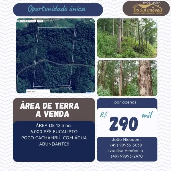 Imagem do anúncio: Vendo terreno / lote / condomínio em Lindoia do Sul , Santa Catarina no bairro Interior - Cód. 08dd6015df2a259f93cfe7c15c615c76
